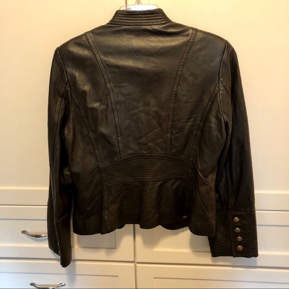 Hand Stitched Leather Jacket - Picture 2 of 3